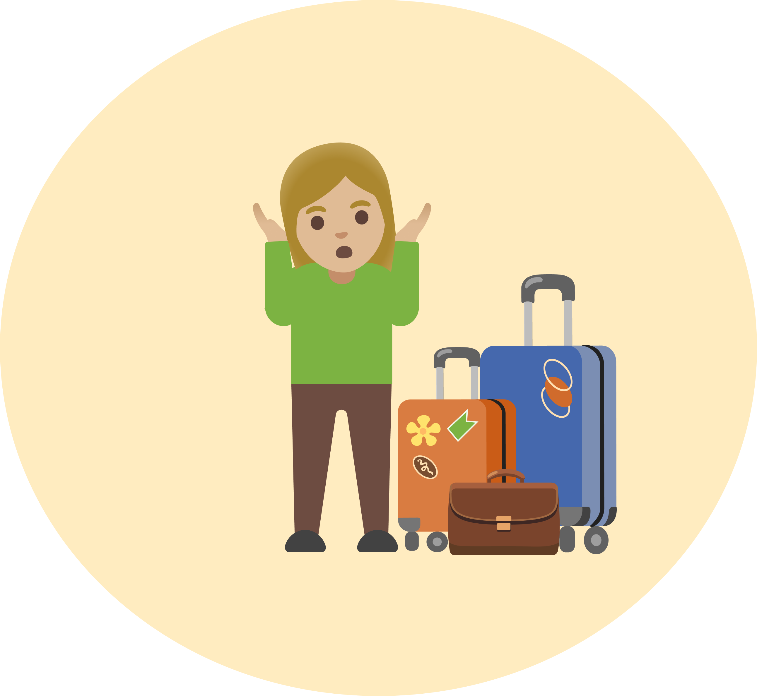 Ikona ukazująca zdawanie bagażu